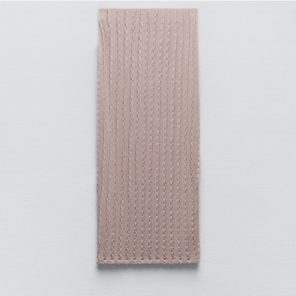 ZARA RIBBED MIDI SKIRT - Picture 2 of 7